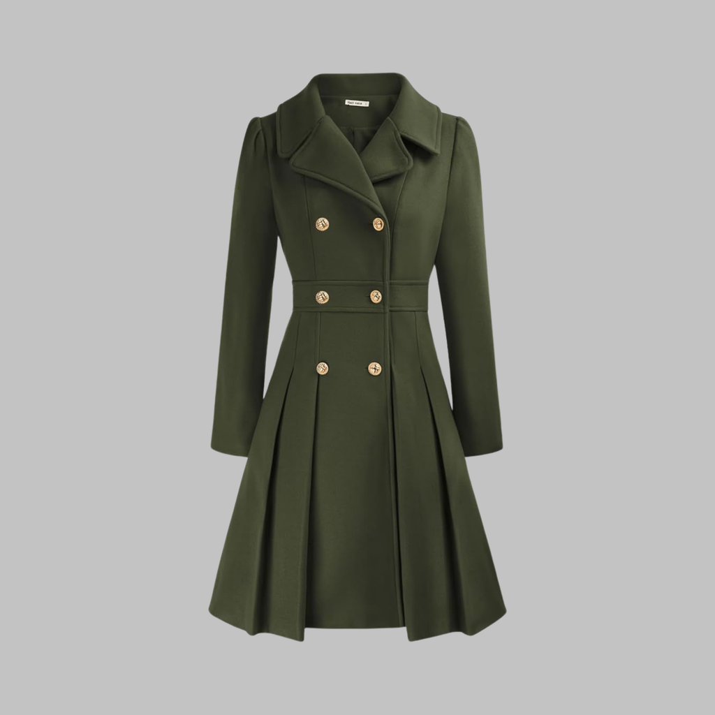 Women's Double-Button Longline Coat