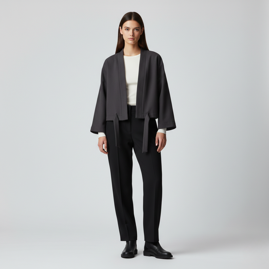 Women's Belted Cape Jacket