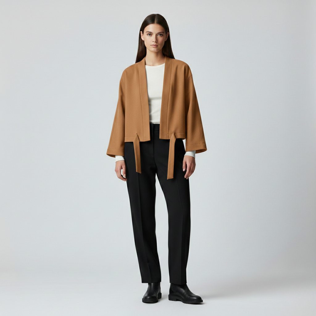 Women's Belted Cape Jacket