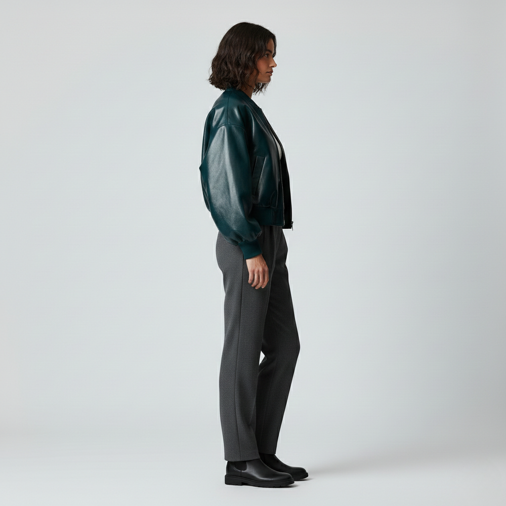 Women's Oversized Bomber Jacket