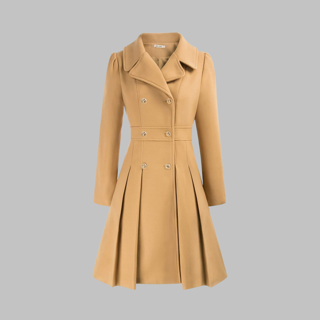 Women's Double-Button Longline Coat