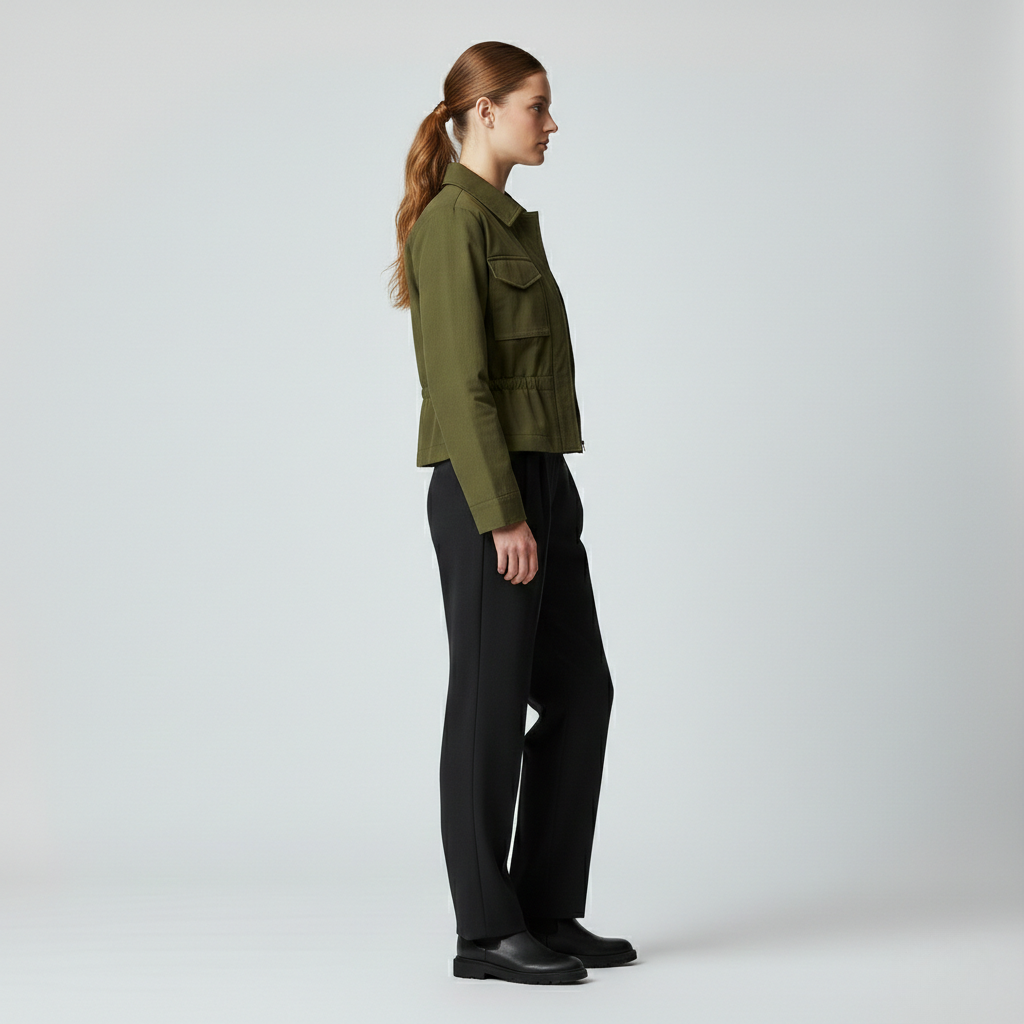 Women's Cropped Utility Field Jacket