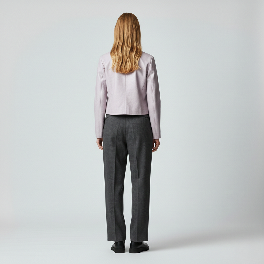 Women's Cropped Open-Front Jacket
