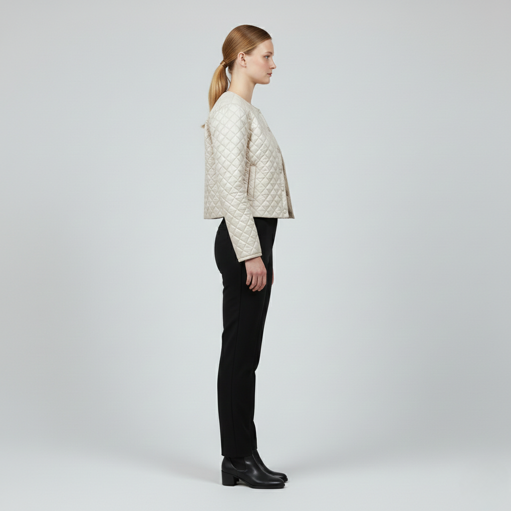 Women's Quilted Cropped Jacket