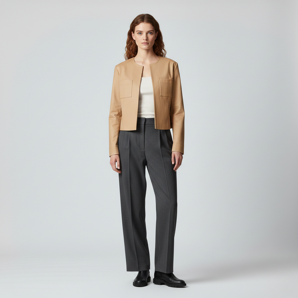 Women's Minimalist Utility Jacket