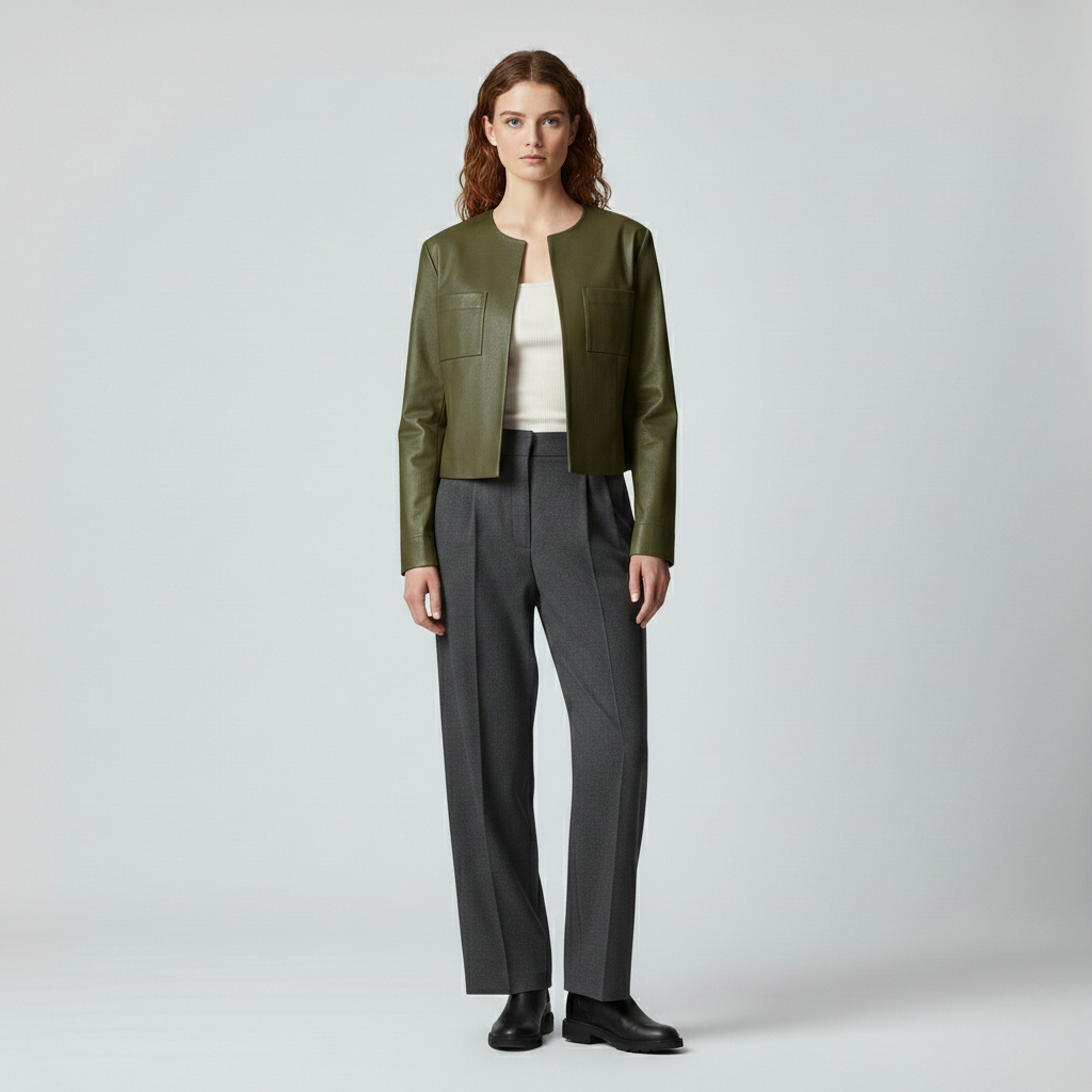 Women's Minimalist Utility Jacket