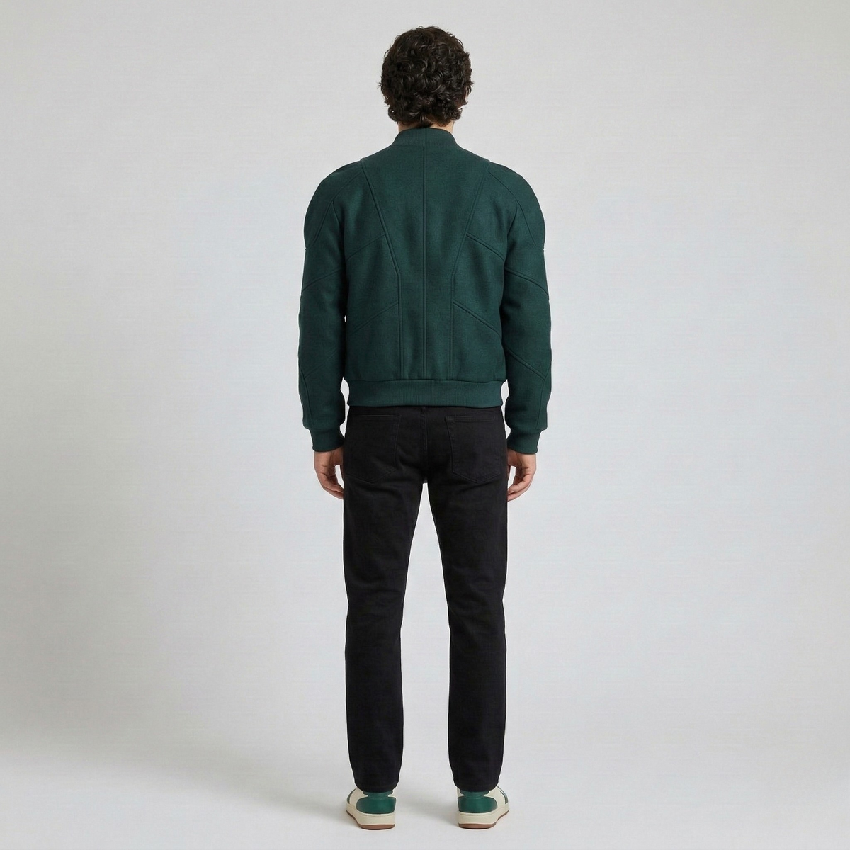 Men's Structured Modern Bomber Jacket