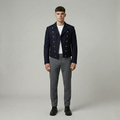 Men's Double-Breasted Military Jacket