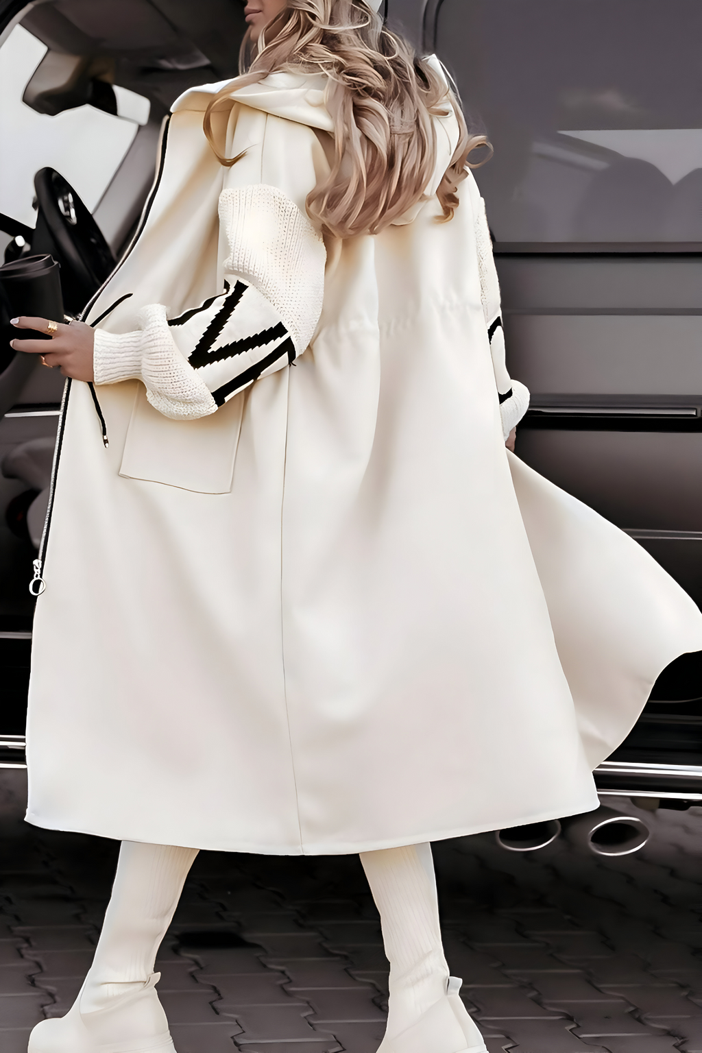 Women's Hooded Longline Coatigan