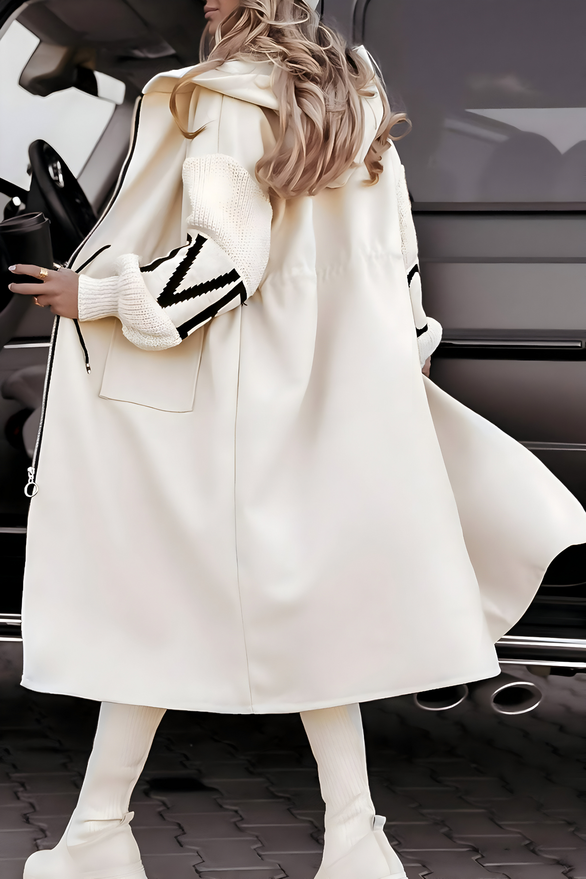 Women's Hooded Longline Coatigan