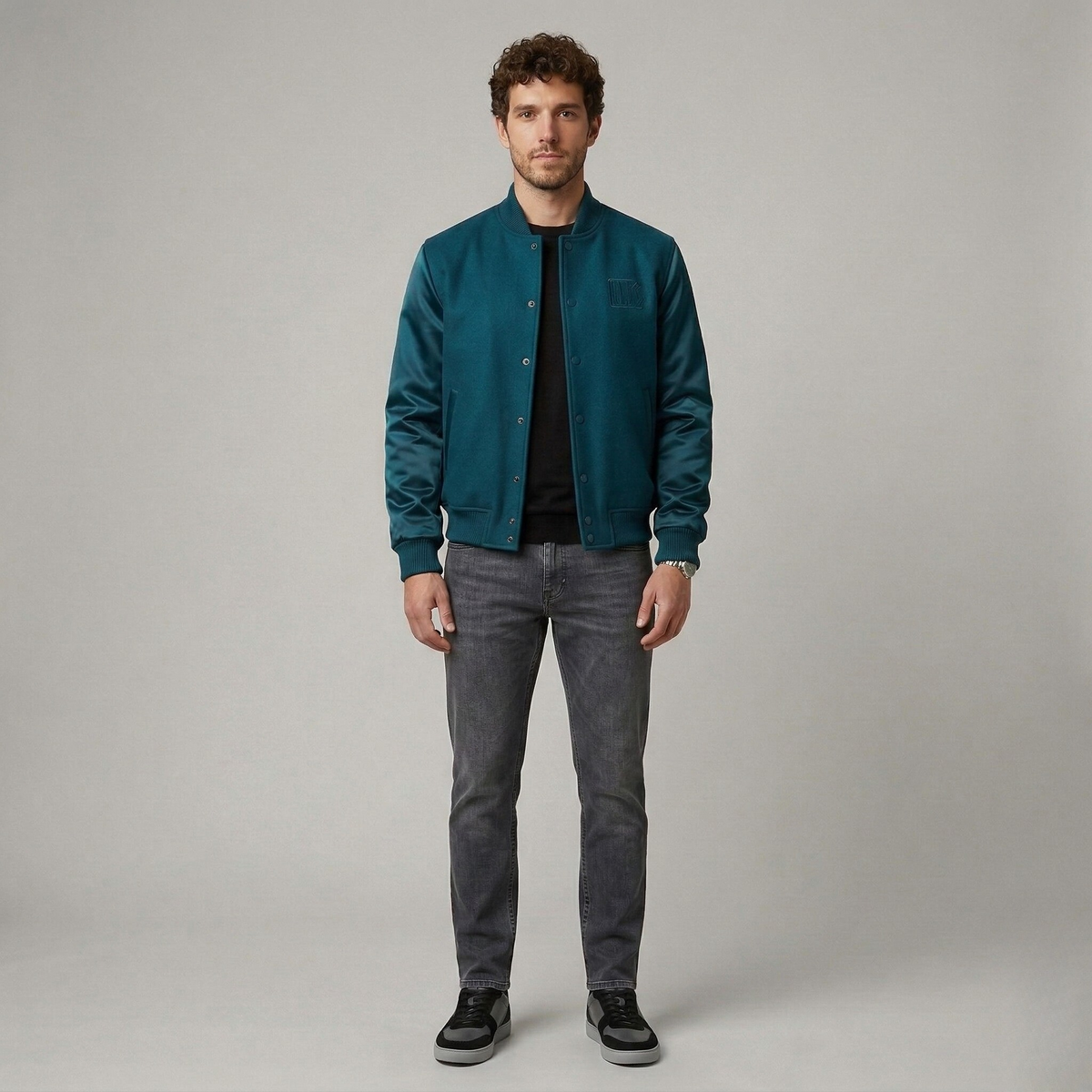 Men's Varsity Bomber Jacket