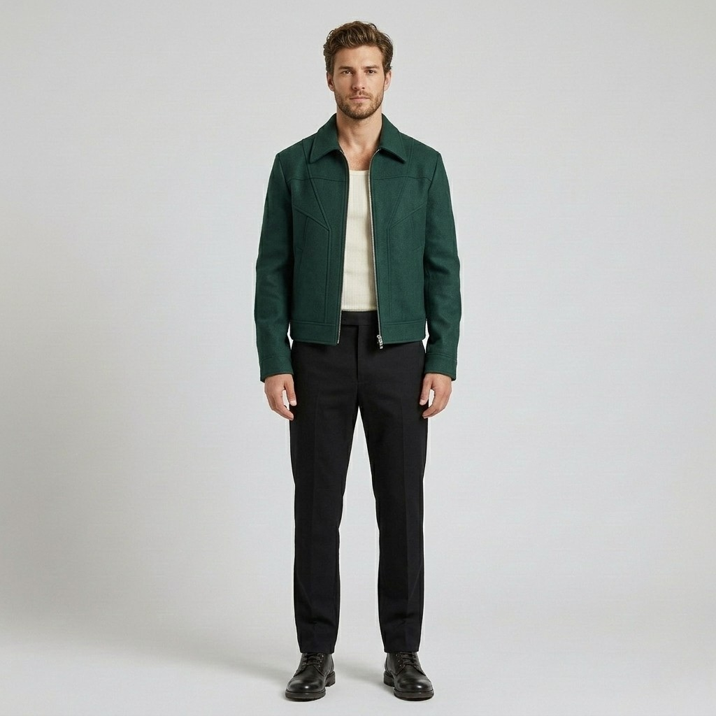 Men's Structured Zip Jacket
