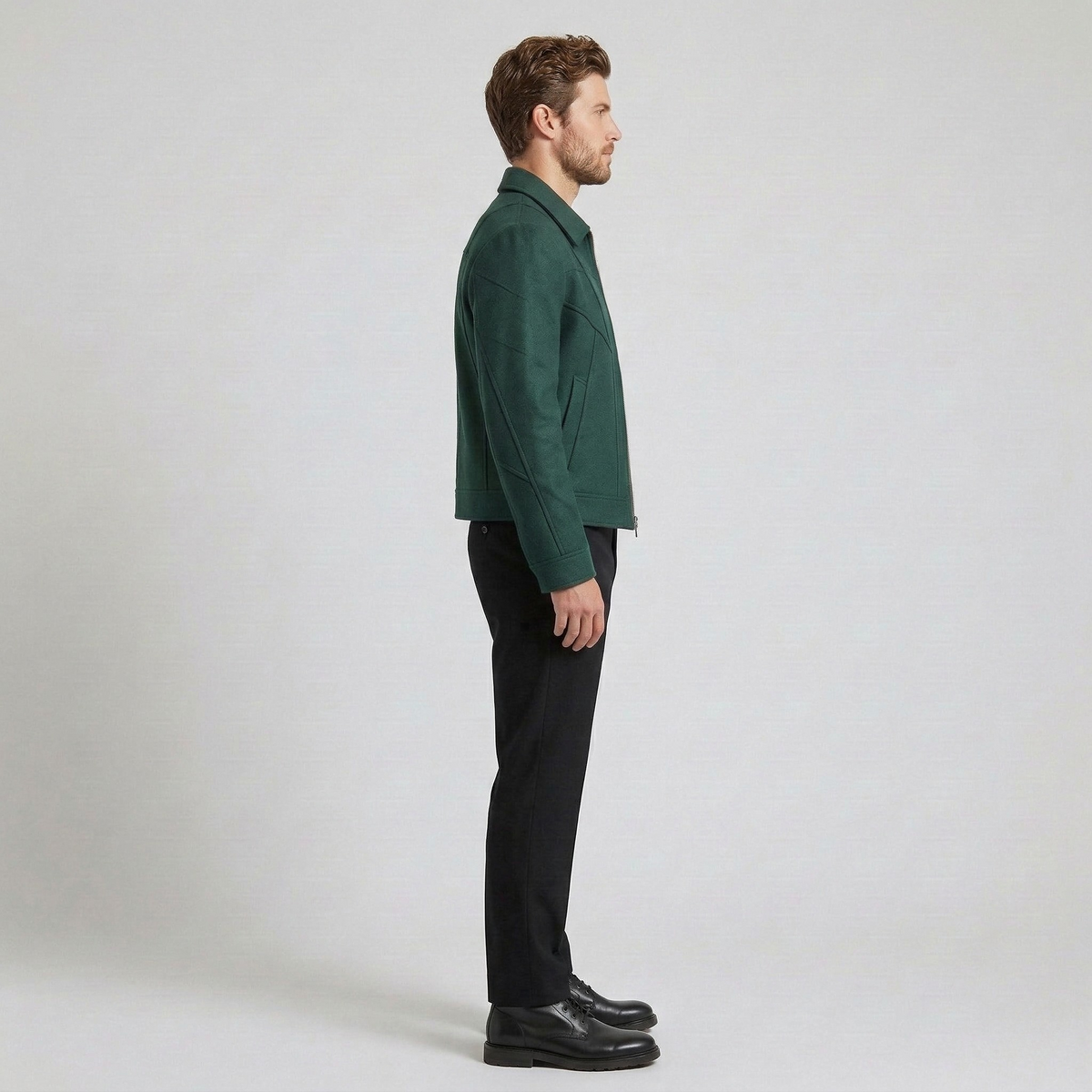 Men's Structured Zip Jacket