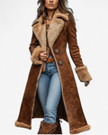 Women's Vintage-Inspired Structured Longline Coat